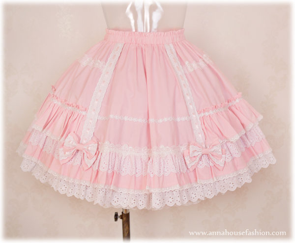 En rosa Lolita kjol