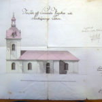 Ritning till Linderås kyrka