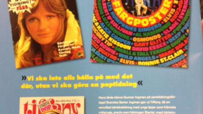 Tidningsuppslag från Poster