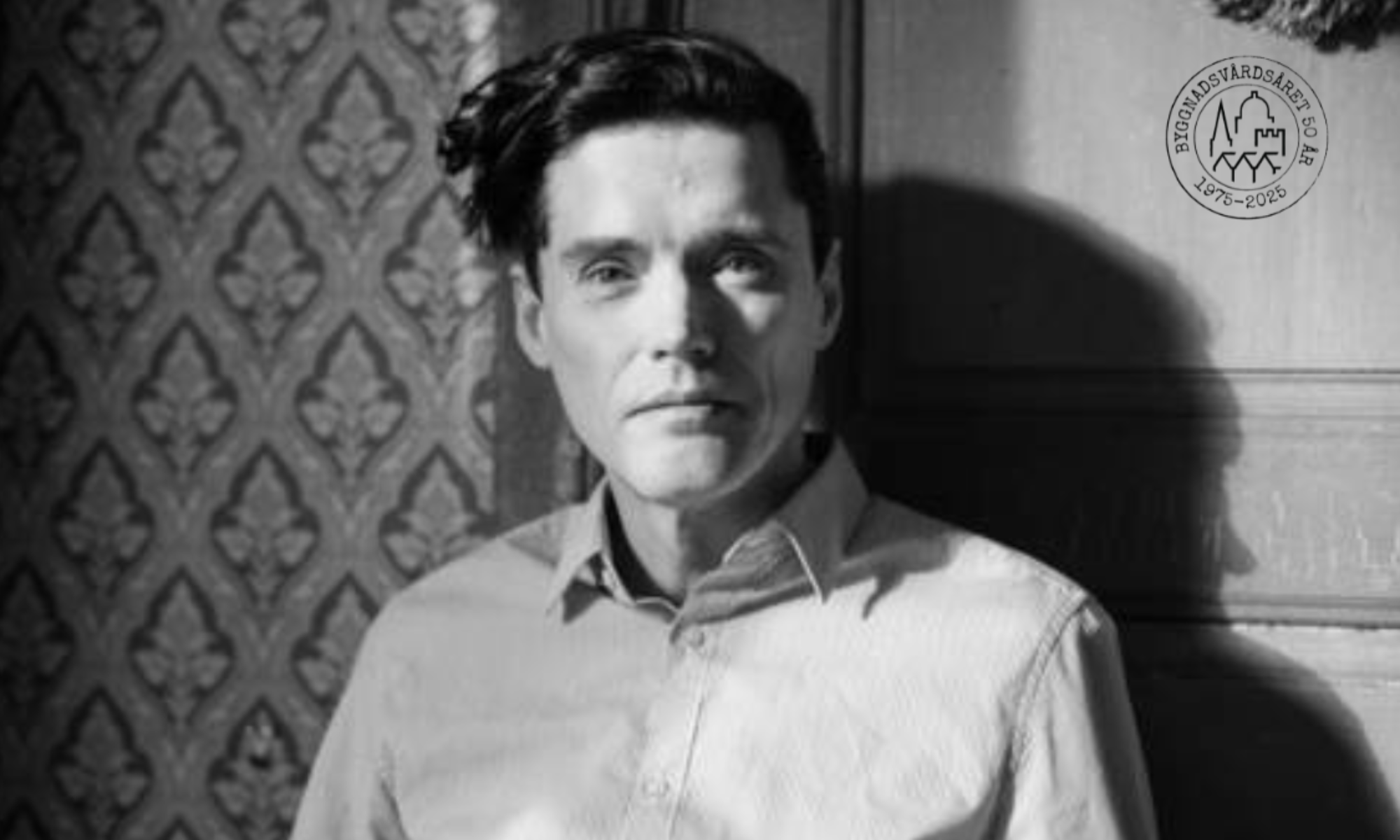 Svart vitt foto av Gustav Bergström